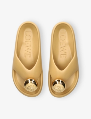 LOEWE: Loewe x Paula's Ibiza Foam Bubble Rubber Sliders