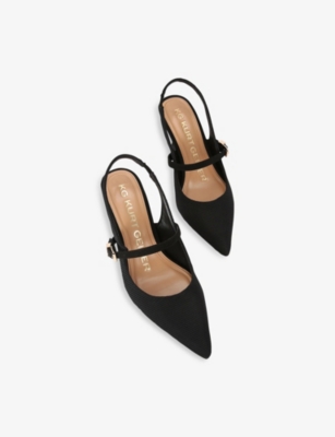 KG KURT GEIGER: Alina Woven Mary Jane Slingback Courts