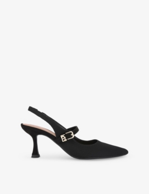 KG KURT GEIGER: Alina Woven Mary Jane Slingback Courts