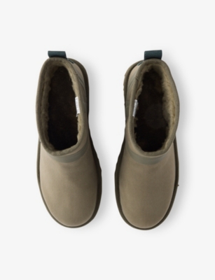 Ugg Mens  X Reese Cooper Ultra Mini Woven Boots In Khaki