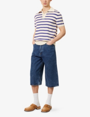 AGOLDE: Beesley High-Rise Denim Shorts