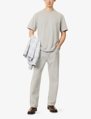 AGOLDE: Asha Mock-Neck Cotton-T-Shirt