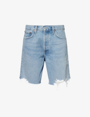 AGOLDE: Indra High-Rise Denim Shorts