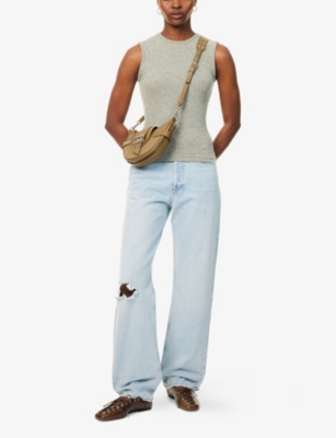 AGOLDE WOMENS AGOLDE KELLY JEAN STRAIGHT-LEG DENIM JEANS 