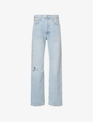 AGOLDE: Kelly Jean Straight-Leg Denim Jeans