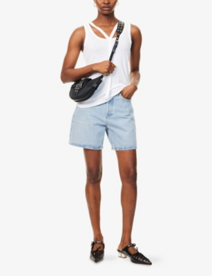 AGOLDE: Dame High-Rise Denim Shorts