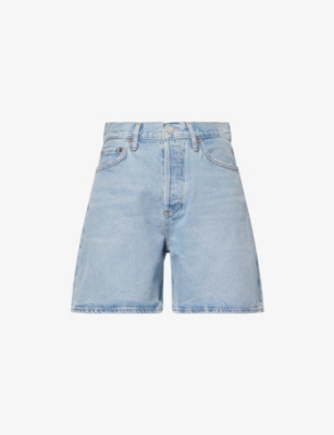 AGOLDE: Dame High-Rise Denim Shorts