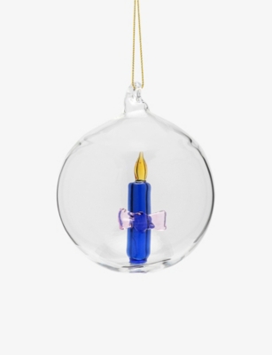 ANNA + NINA: Holy Night Borosilicate Glass Christmas Tree Ornament