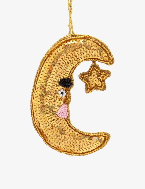 Moonbeam Beaded Christmas Tree Ornament