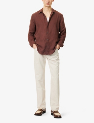 CITIZENS OF HUMANITY: Elijah Relaxed Straight-Leg Linen-Blend Denim Jeans