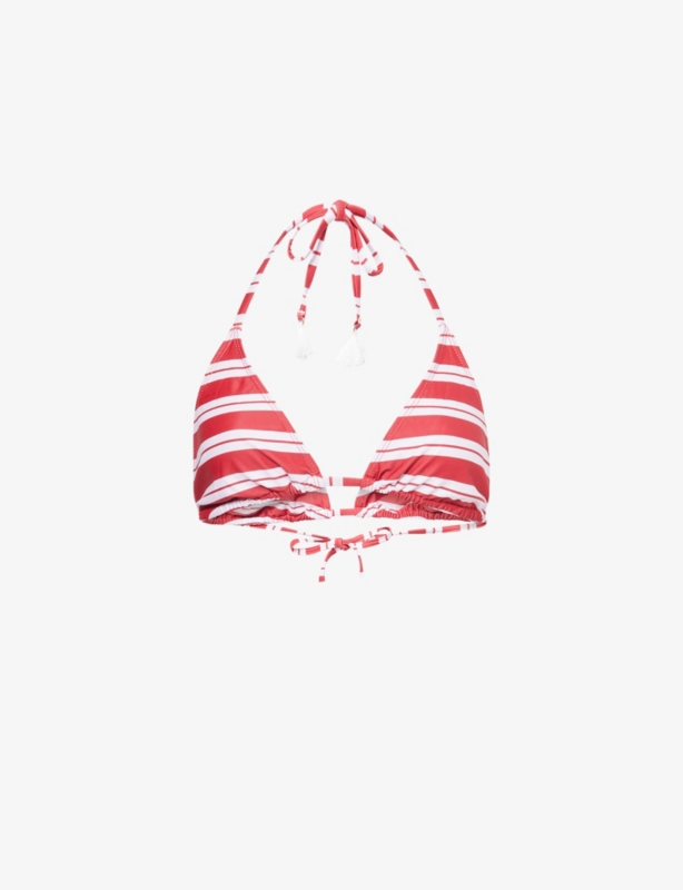 Julietta Striped Bikini Top