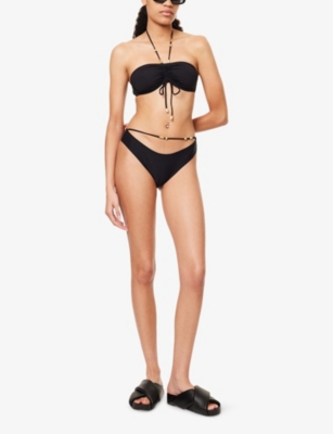 Eres Womens Lava Embellished Bikini Bottoms Noir In Blue