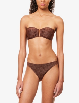 ERES: Flamboyant Metallic Bikini Top