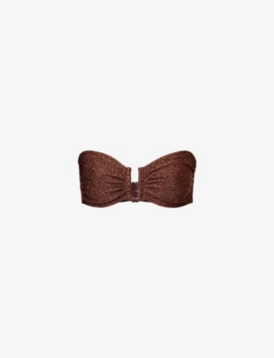 ERES: Flamboyant Metallic Bikini Top