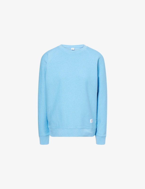 Runner Soft Crewneck Cotton-Jersey Sweatshirt