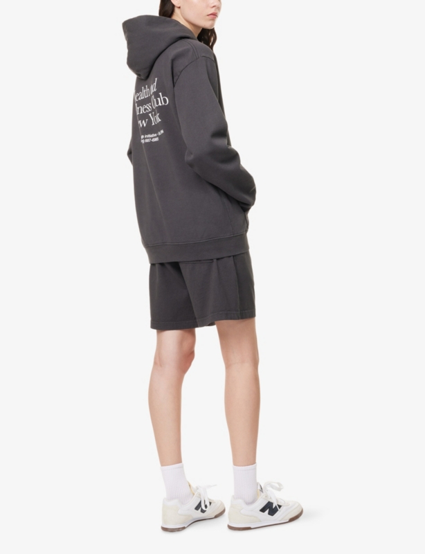 Relaxed-Fit Logo-Print Cotton-Jersey Hoody