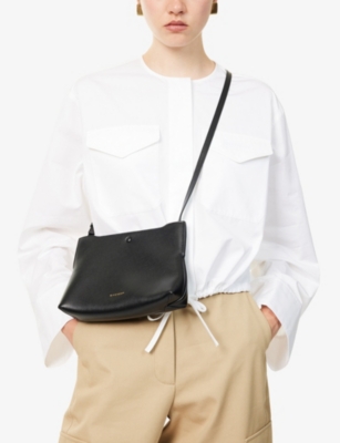 Givenchy Womens Black Day Flat Leather Pochette