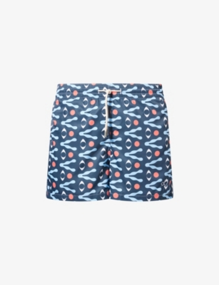 ARRELS BARCELONA MENS ARRELS BARCELONA X DAVID VANADIA BLUE EYES SWIM SHORTS 