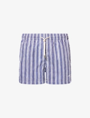 ARRELS BARCELONA: Trazos Stripe-Print Swim Shorts