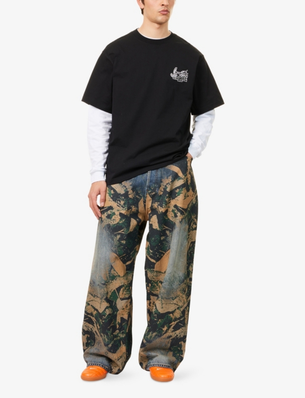 Hammer Crewneck Cotton-Jersey T-Shirt