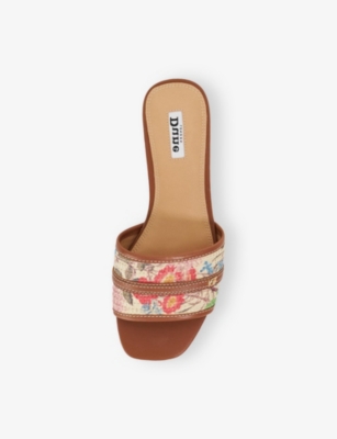 DUNE: Leti Raffia Sandals