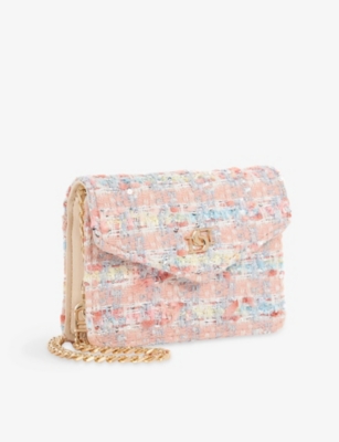 DUNE: Kisses Bouclé-Texture Fabric Purse