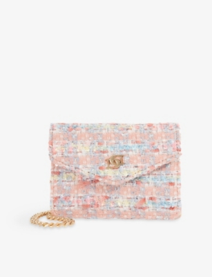 DUNE: Kisses Bouclé-Texture Fabric Purse
