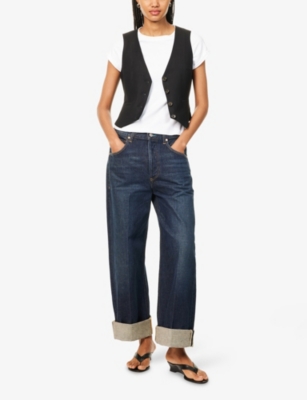 CITIZENS OF HUMANITY: Citizens of Humanity x Argent V-Neck Woven Waistcoat