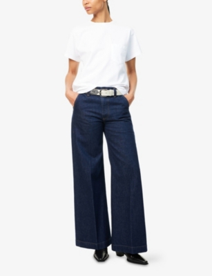Citizen Of Humanity Womens Summit Citizens Of Humanity X Argent Beverly Bootcut-leg Mid-rise Jeans