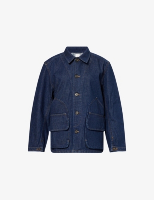Citizens Of Humanity Womens Summit  X Argent Abra Relaxed-fit Denim Work Jacket