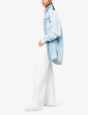Citizen Of Humanity Womens Crescent Citizens Of Humanity X Argent Beverly Bootcut-leg Mid-rise Jeans