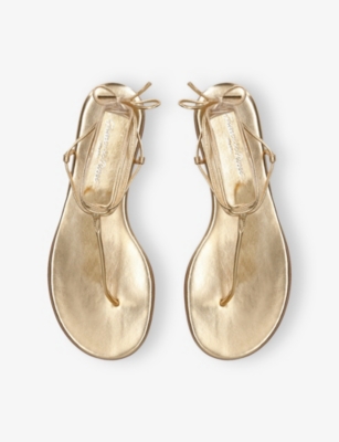 Gianvito Rossi Womens  Gwyneth Leather Sandals