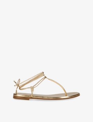 Gianvito Rossi Womens  Gwyneth Leather Sandals