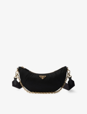 Prada Women's Re-nylondemi-lune Shoulder Bag