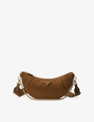 PRADA: Re-Nylon Brand-Plaque Shoulder Bag