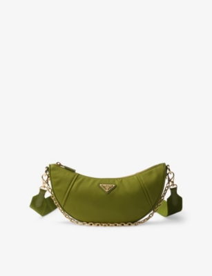 PRADA: Re-Nylon Brand-Plaque Shoulder Bag