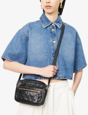 RESELFRIDGES: Pre-Loved Gucci Guccissima Leather Crossbody Bag