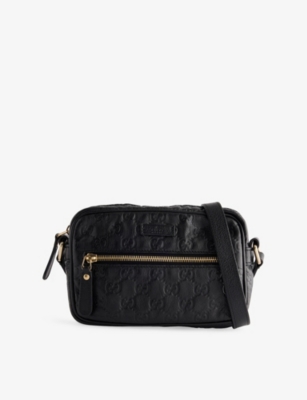 RESELFRIDGES: Pre-Loved Gucci Guccissima Leather Crossbody Bag