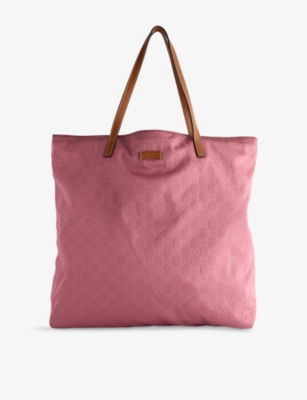 RESELFRIDGES: Pre-loved Gucci GG Nylon Tote Bag
