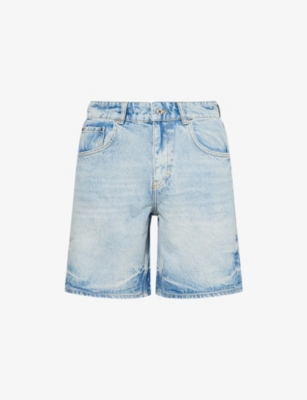 REPRESENT: Tailored Straight-Leg Denim Shorts