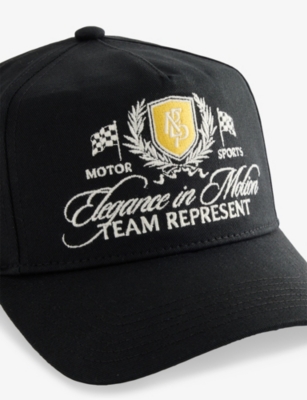 REPRESENT: Crest-Embroidered Cotton Cap