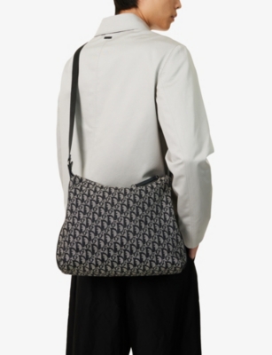 RESELFRIDGES: Pre-Loved Dior Trotter  Canvas Cross-Body Bag