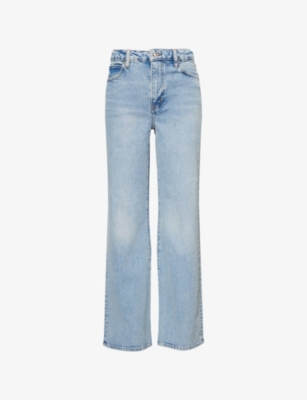 FRAME: The Pixie Arrow Boot-Cut Denim Jeans