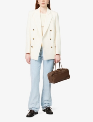 FRAME: Vertical High-Rise Denim Jeans