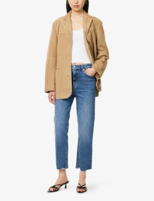 FRAME: Ruler Straight-Leg Denim Jeans