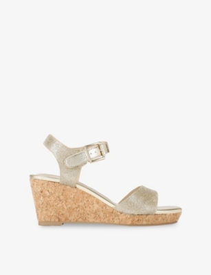 CARVELA: Sadie Jeweled Woven Wedges