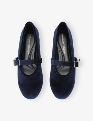 KG KURT GEIGER: Neve Woven Ballet Flats