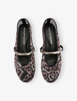 KG KURT GEIGER: Nella Mesh Ballet Flats