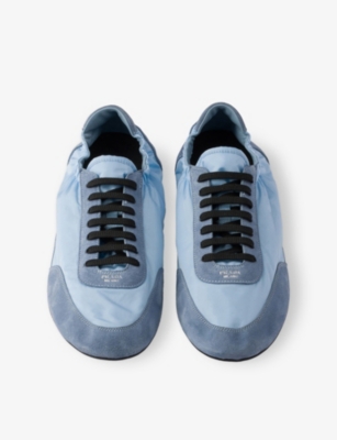 PRADA: Collapse Re-Nylon and Suede Low-Top Trainers