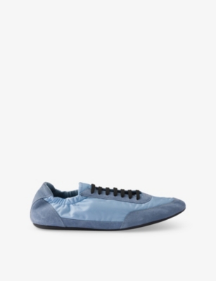 PRADA: Collapse Re-Nylon and Suede Low-Top Trainers